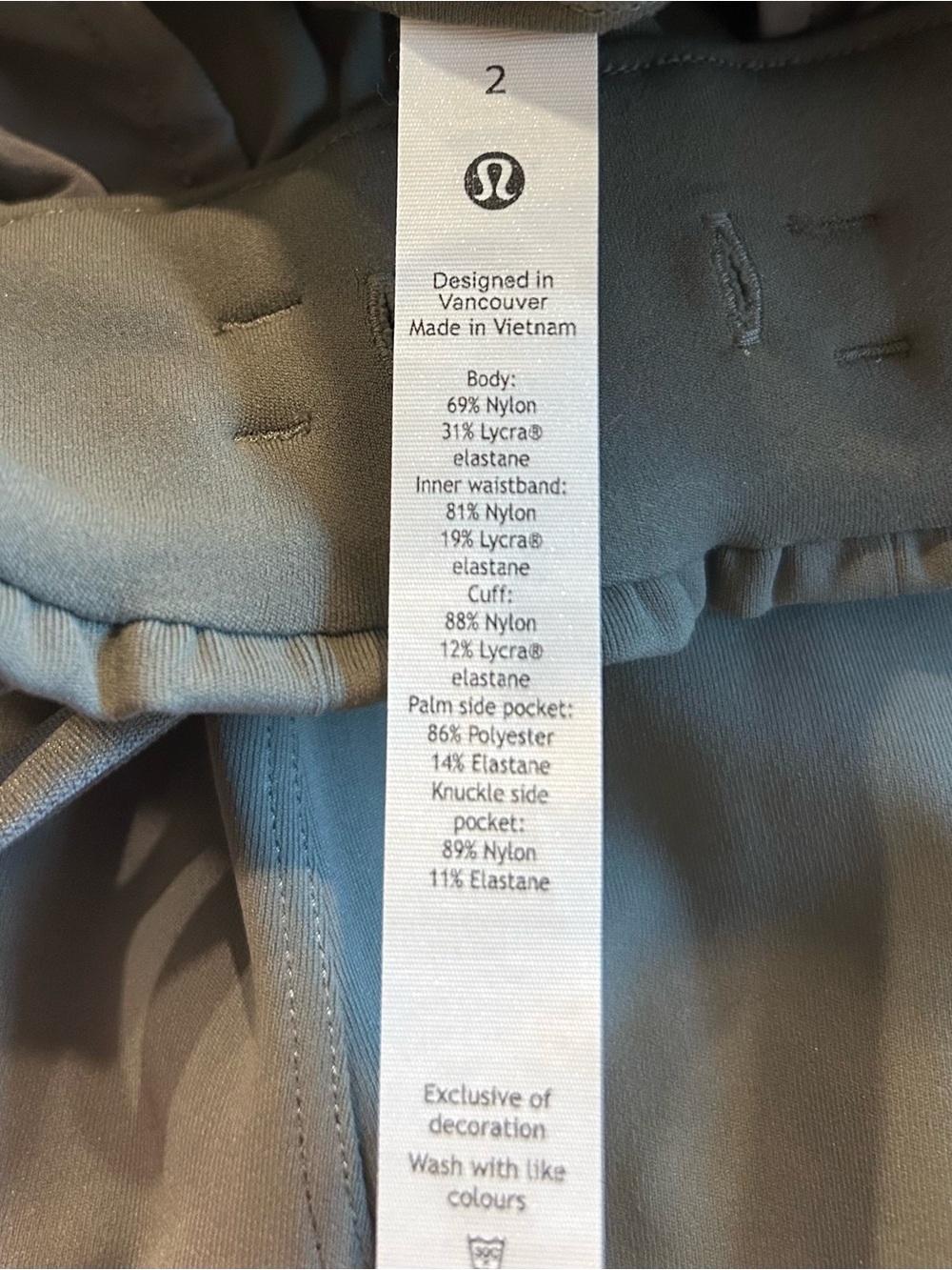 Lululemon High-Rise Joggers Size 2 Style W5DQDS Sage Green - Picture 12 of 13